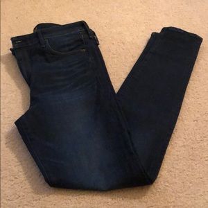 Abercrombie super skinny high rise denim.